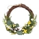 thumbnail image 1 of Corona de pájaros colgante, corona de pájaros artificiales de Pascua, decoración de primavera para puerta delantera, pared, suministros rústicos para fiestas y festivales, 1 of 8