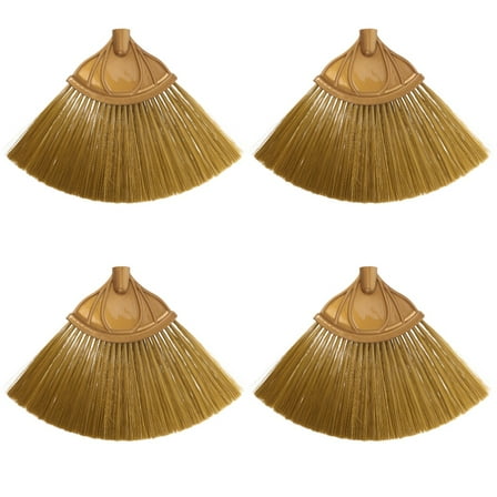 Worgeous 4pcs Sweeper Head Refill Broom Replacement Plastic Broom Part Broom Head Replacement