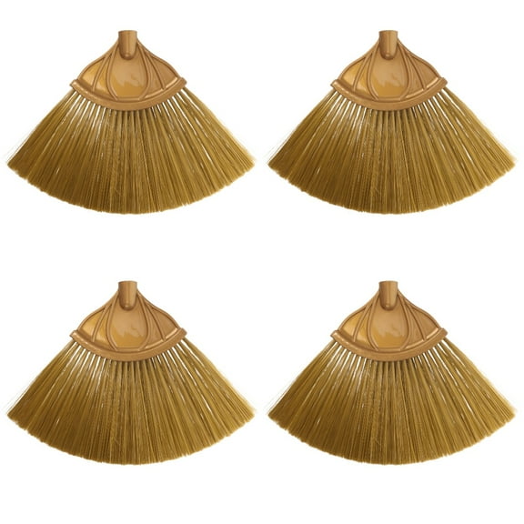 Worgeous 4pcs Sweeper Head Refill Broom Replacement Plastic Broom Part Broom Head Replacement
