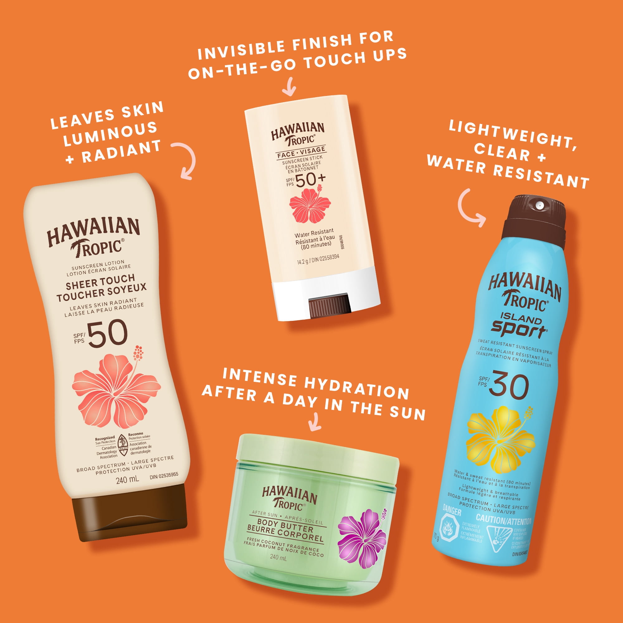 Écran solaire Silk Hydration Weightless à FPS 30 en vaporisateur de Hawaiian Tropic