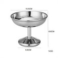 thumbnail image 3 of Stainless Steel Ice Cream Bowls Dessert Cup Snack Dish Plate Party Decorations D, 3 of 9
