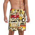thumbnail image 3 of Rocae Vehicles for Men's Soft Sleep Pajama Shorts, Waistband and Pockets, 3 of 9