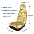 thumbnail image 4 of Yiaed Mermaid Fish Scale Print Car Seat Covers,Universal Auto Seats Protector Fits for Car,SUV Sedan,Truck,Automotive Seat Covers & Accessories(Two packs), 4 of 7