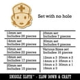 thumbnail image 2 of Occupation Medical Nurse Woman Icon Wood Mini Charms Shapes DIY Craft Jewelry - No Hole - Various Sizes (16pcs), 2 of 7