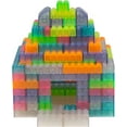 thumbnail image 5 of SCS Direct Building Bricks - 1000 Pc Big Bag of Bricks Bulk Glow in The Dark Blocks with 54 Roof Pieces - Tight Fit with All Major Brands, 5 of 5