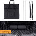 thumbnail image 5 of Foldable Dog Car Waterproof Pet Safety Seat for Medium Dogs with Safety Belt and Support Tubes, 5 of 5
