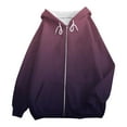 thumbnail image 5 of Gkeoshab Hoodies for Women Womens Hoodies Oversized Sweatshirts Pullover Fleece Sweaters Long Sleeve Winter Fall Outfits Fashion Y2k Clothes Purple M, 5 of 5