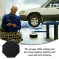 thumbnail image 4 of OULII 2Pcs Black Rubber Jack Stand Pads for Pinch Welds Reliable Car Lift Support, 4 of 8