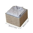 thumbnail image 3 of Binwennn Extra Large Load Bearing Non Woven Fabric Wardrobe Storage Hanging Bag Layer Clothing Bra Hanging Bag Bag Storage Fabric Hanging Rack Storage Fabric Clothes Containers for Organizing Bedding, 3 of 5