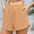thumbnail image 2 of Booty Shorts for Women Sexy, Sports Shorts for Women,Women's Casual Shorts Summer Lightweight Comfy Athletic Pants with Elastic Waistband and Pockets for Everyday Wear, 2 of 5