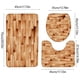 thumbnail image 4 of Juego de alfombras de baño de 3 piezas | Alfombrilla superabsorbente Alfombrilla de inodoro antideslizante en forma de U y alfombrilla de asiento | Poliéster suave | Secado rápido | Estilo moderno, 4 of 7
