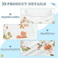 thumbnail image 2 of FORMRS Boys Rash Guard with Short Sleeves UPF 50+ Swim Shirts Sizes 3-12T, Orange Floral Blooms, 2 of 6