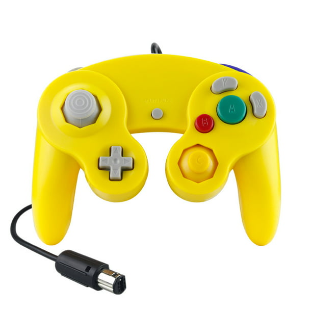 formato mientras tanto Salida hacia 1 Pack Wired Controllers Classic Gamepad GC Controller Compatible with  Gamecube Nintendo Wii U - Walmart.com