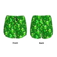 thumbnail image 6 of Uemuo St Patrick's Day2 Pattern Women's Athletic Shorts High Waisted Running Shorts with Liner Pockets Gym Elastic Workout Shorts-XX-Large, 6 of 9