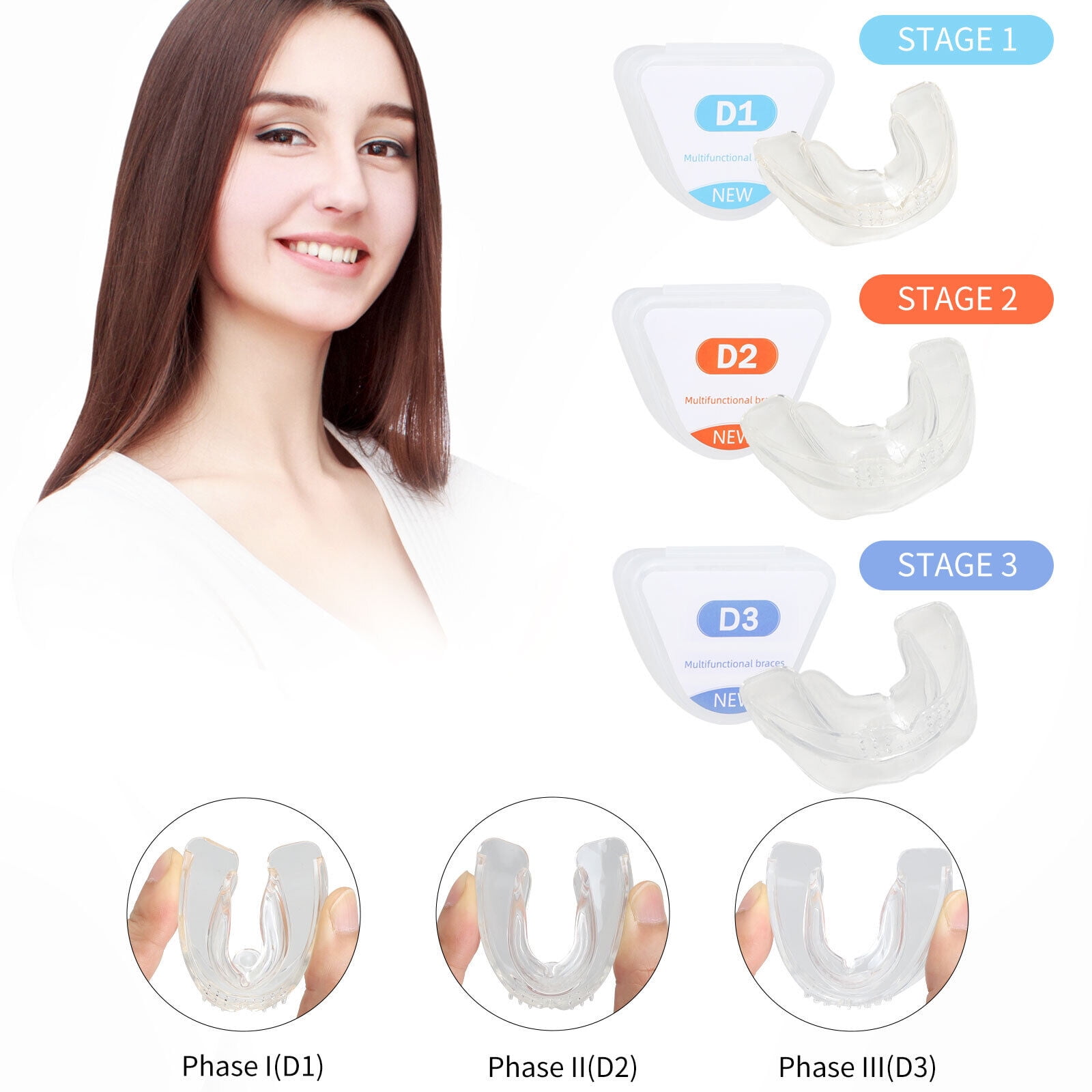 Aggxpf Mouth Guard for Clenching Teeth at Night, Dental Braces Tooth