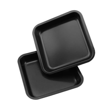 

SHARE SUNSHINE Cake Mold Square Non-Stick Mold for Small Cakes (Pack of 2)