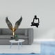 thumbnail image 2 of Estatua De Pensador De Alas Extendidas De Resina, Escultura, Adorno Feng Shui, Figura Abstracta Decorativa, Artesanía Para Decoración De Sala De Estar, 2 of 8