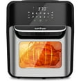 thumbnail image 1 of TOYTEXX 12.7Qt 2-Basket Air Fryer, Stainless Steel Convection Oven, Black - LED Touch Screen, View Window, 1 of 7