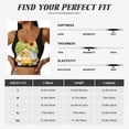 thumbnail image 5 of Balery Sunflower Gnomes Pattern Racerback Sports Bras for Women - Padded Seamless High Impact Support for Yoga Gym Workout Fitness-XX-Large, 5 of 8