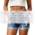 thumbnail image 3 of QQZ Relaxed Fit Denim Shorts Women, High Waist Distressed Ripped Cuffed Hem Womens Denim Shorts for Street Walk, Shopping and Vacation, 3 of 8