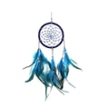 thumbnail image 5 of Bearachild Atrapasueños de plumas, regalos para niños y niñas, adorno colgante para habitación, adorno colgante de pared con borlas, decoración azul zafiro 2piezas Bearachild CBP053742, 5 of 5