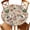 Light Beige, variant on Round Fitted Tablecloths with Elastic Edge Christmas Tree Snowman Ginger Bread Man Waterproof Table Cover for Kitchen Dining Party Decor,55" - 60"