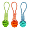 thumbnail image 6 of AMERTEER Dog Chew Toys Dog Rope Toys , Fun & Interactive Puppy and Dog Teething Chew Toys for Pet Dog Teeth Grinding Cleaning Interactive Knot Dental Health Chewing Biting（blue）, 6 of 6