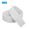thumbnail image 3 of Uxcell Wood Stove Gasket High-Temperature Resist Seal Rope White 2"x1/8"x157", 3 of 6