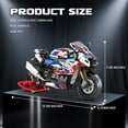 thumbnail image 5 of Motorcycle 1000 RR Technic Building Set for Adults, 1:8 Scale Model Kit, 949 PCS Collectible Motorcycle Display Model with Stand, Motorbike, 5 of 6