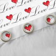thumbnail image 4 of Manfei Happy Valentine'S Day Blackout Curtains Set of 2 (52x84 Each),Cute Loves Pattern Window Curtains,Red White Curtains and Drapes For Men Women,Super Cozy Room Decor, 4 of 6