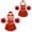 Red, variant on TiaoBug Kids Girls Cheerleading Uniform Sleeveless Dance Dress with Flower Balls Halloween Cosplay Costume Red 12