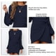 thumbnail image 5 of Vestido De Mujer, Vestido De Manga Larga De Poliéster Transpirable Dobladillo Irregular Puños De Encaje Con Volantes Para Citas Para Trabajar ANGGREK No, 5 of 7
