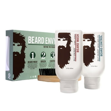 Billy Jealousy Beard Envy Kit with Beard Wash, Conditioning, Brush - 0.5 Oz, 1 Piece