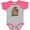 Baseball Heather and Hot Pink, variant on Inktastic I'll Just Have the Breast with Turkey Illusration Boys or Girls Baby Bodysuit