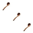 thumbnail image 1 of Destyer Wood Kitchen Utensils Set For Cooking Enthusiasts Unisex And Easy To Clean Wooden Spoons For Cooking Soup Ladle 3Set, 1 of 6