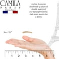 thumbnail image 6 of Camila Paris CP3094 French Hair Barrettes Clips, Snap Hair Slides Clic Clac for Women, Styling Girls Side Slide-in Metal Snap Pin Hair Accessories for Women. Strong Hold, No Slip Grip, Made in France, 6 of 43