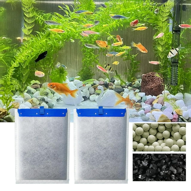 CBFFDC Water Impurity Absorber 6Pcs Zeolite Filtration Aquarium Filter Cartridge for Large ReptoFilter Effective Water Purification