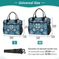 thumbnail image 2 of Large Insulated Lunch Bags for Women Men Leakproof Thermal Meal Lunch Tote Bag for Office Work Picnic Travel Abstract Turtle Pattern 12L, 2 of 6