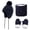 Navy, variant on Hauaitttt Chicminie 3 Pcs/Set Children Hat Neck Warp Gloves Set Thickened Print Knitted Heat Retention Windproof Keep Warm Girls Boys Outdoor Scarf Gloves Set Boys Baseball Hat