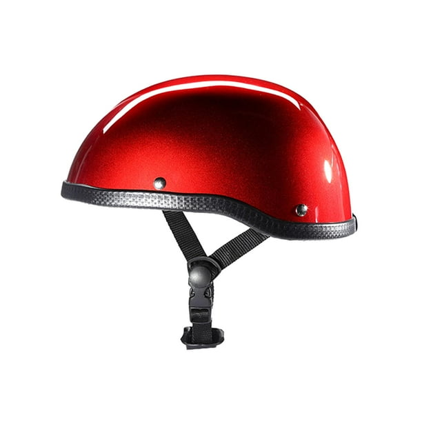 Casco rojo para moto hotsell