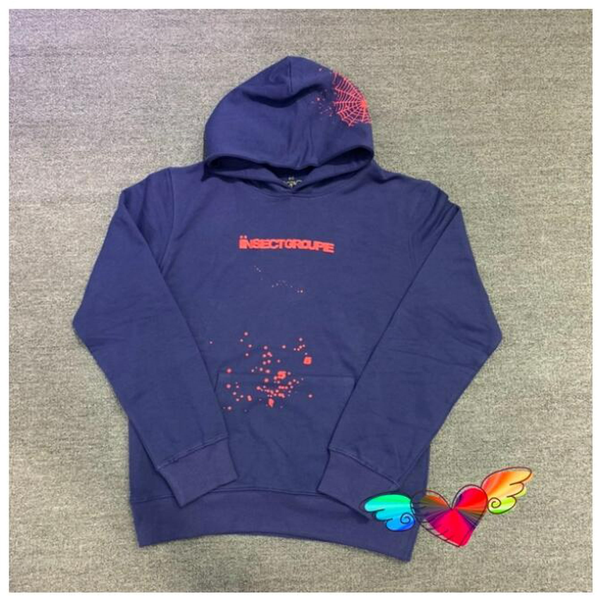 2022 Red Sp5der 555555 Hoodie Men Women 1:1 High Quality