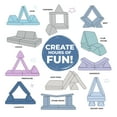 thumbnail image 7 of Imaginarium Kids Play Couch, Unicorn Purple, 7 of 7