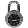 Brinks Combination Dial Padlock, 48mm Body with Hardened Steel Shackle