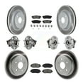 thumbnail image 1 of Transit Auto Front Rear Hub Bearings Assembly Coated Disc Brake Rotors and Semi-Metallic Pads Kit (10Pc) for Car 2020 Toyota C-HR To 02 Vehicles Manufactured In Japan - Left Right Side KBB-131869, 1 of 11