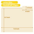 thumbnail image 5 of SUNEE File Folders, 30 Pack Manilla Folders 8.5 x 11, 1/3 Cut Tab for Easy Organization, 5 of 7