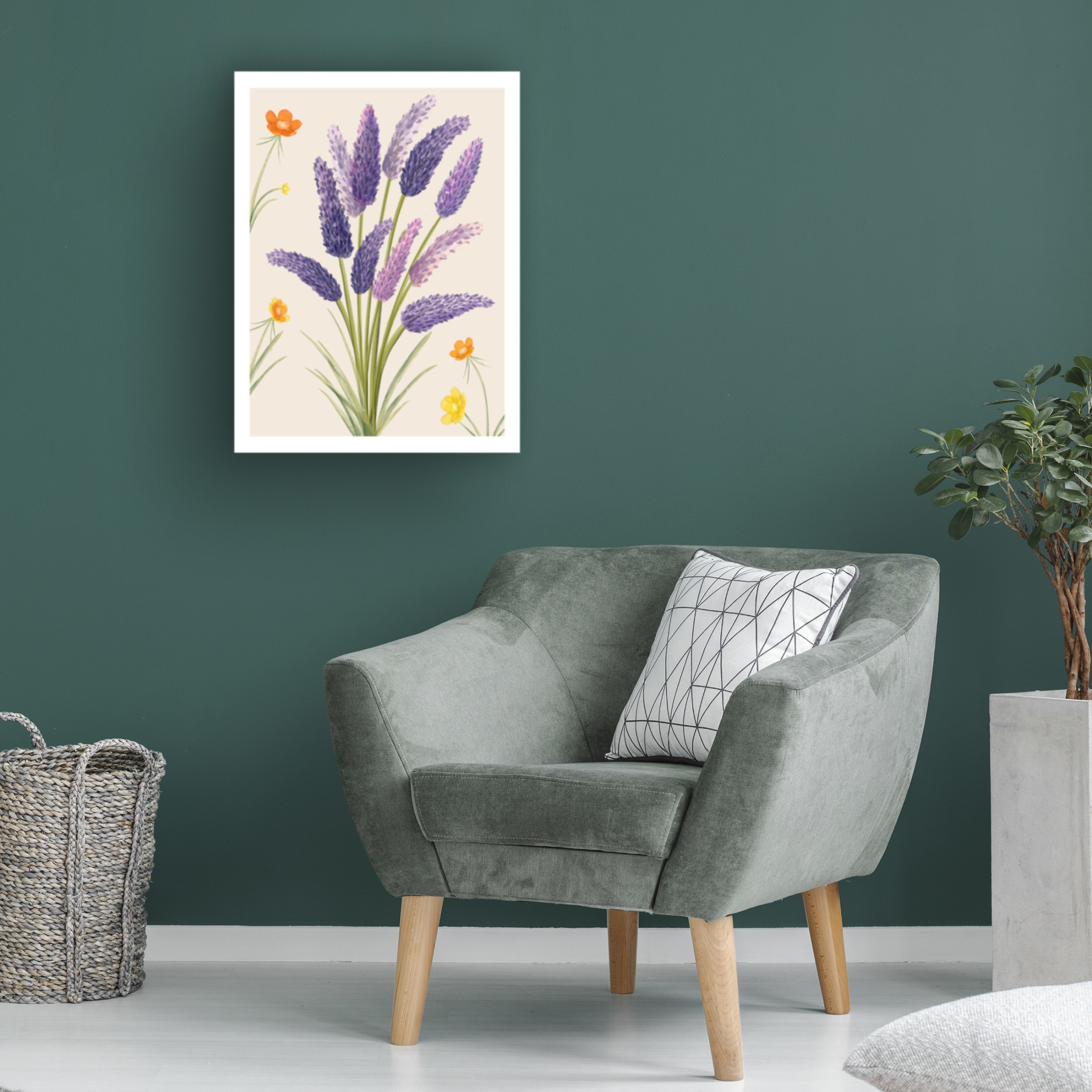 Trademark Fine Art Emel Tunaboylu Rectangle 9 Canvas Wall Art
