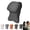 Black, variant on Aviation-Grade PU Leather Car Headrest, Comfortable Memory Foam Car Neck Pillow, Soft & Breathable Car Headrest, Ergonomic Vehicle Neck Support Pillow, for Most Cars