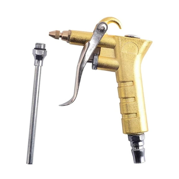 Huhudde Air Blow Guns with Brass Adjustable Air Nozzle Air Tools Air Compressor Accessories with Air Nozzle Hose Industrial