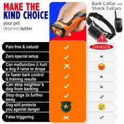 NPS Ultrasonic Dog Bark Deterrent Device Indoor/Outdoor Stops Bad Behavior No Yelling or Swatting Dog Barking Control Long Range Anti Barking Device for Small Medium Large Dogs