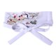 thumbnail image 1 of Cinturón Obi para mujer, bordado con lazo, cintura ancha para vestido de ceremonia del té. Blanco, 1 of 9